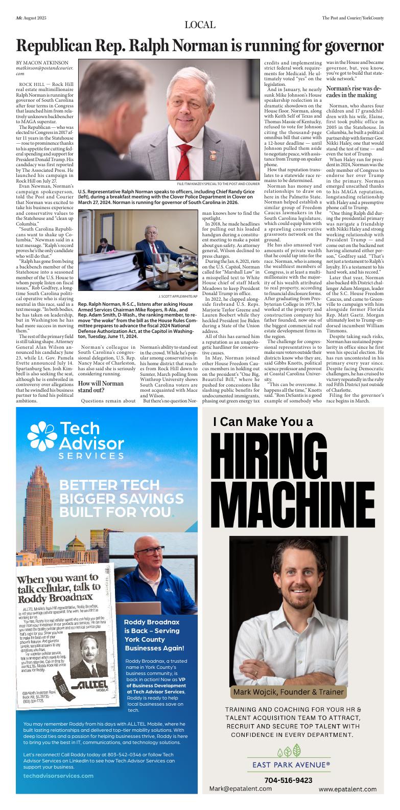 Page A6 | The Post and Courier York County E-Paper