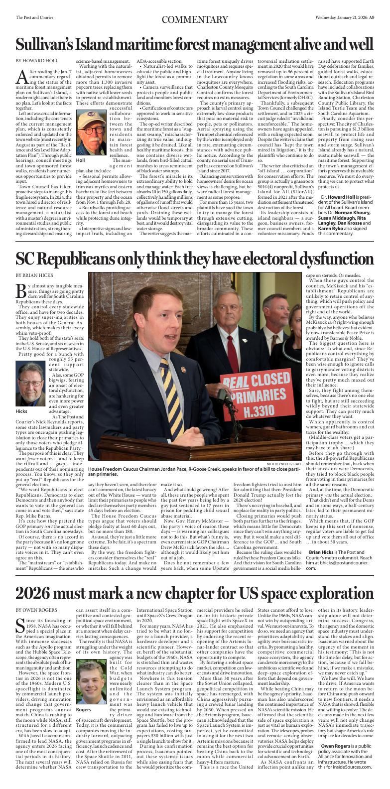 Page A9 | E‑Paper – The Post and Courier | Full Digital SC’s Top Newspaper