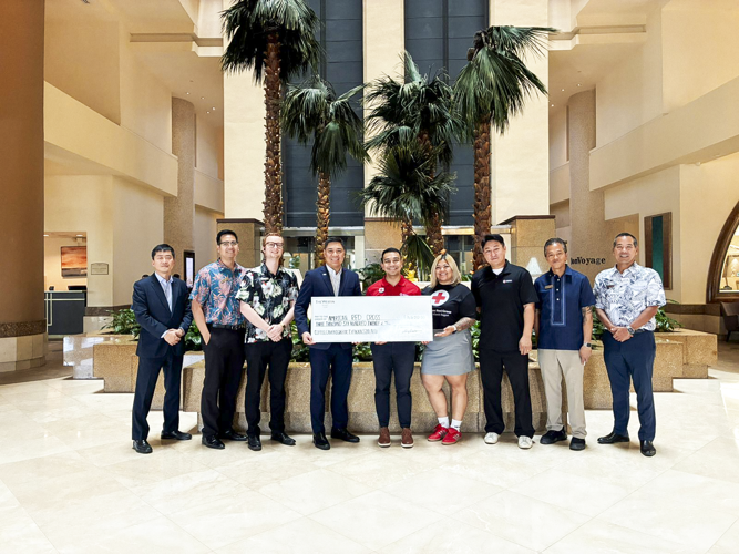 Westin Guam coffee campaign raises $3,620 for Typhoon Sinlaku relief