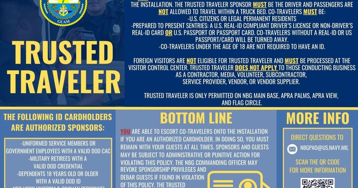 Navy’s trusted traveler program returns