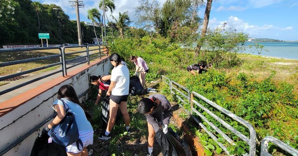 2 teens tackle Guam's beach trash problem one cleanup at a time