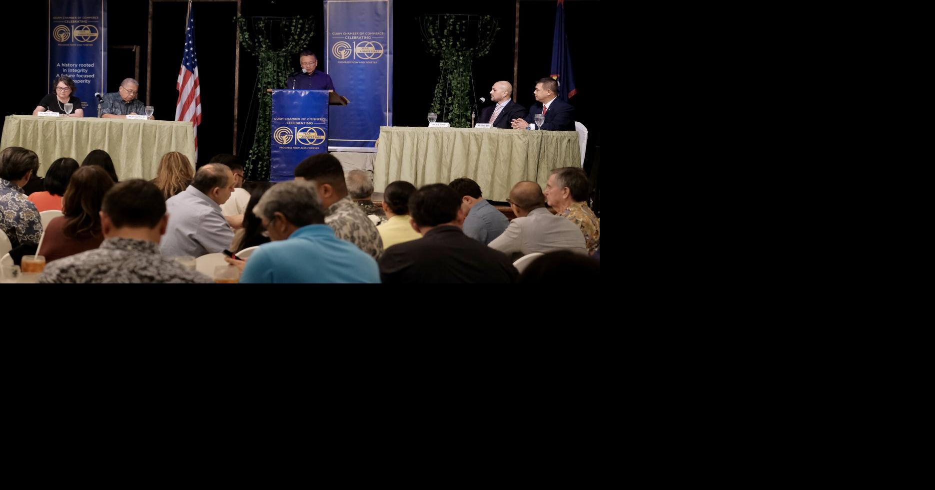 Republican gubernatorial teams speak at Chamber forum