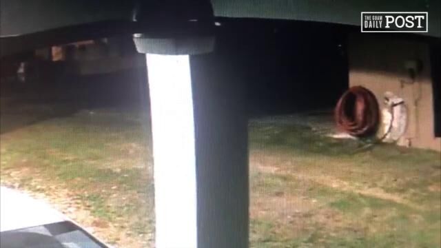 Suspected thief caught on camera in Sinajana