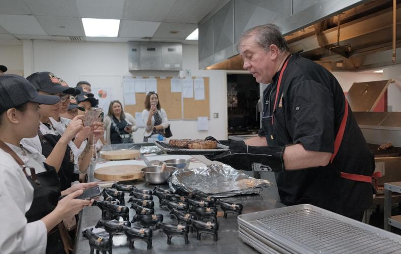 Triple J hosts Certified Angus Beef pros with GCC culinary students