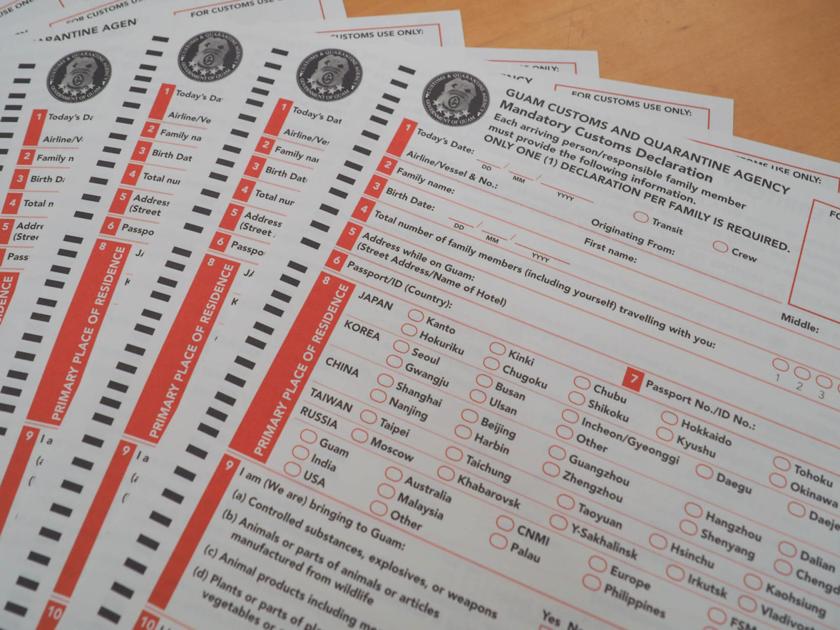 New customs form aims to shorten airport waiting time Guam News