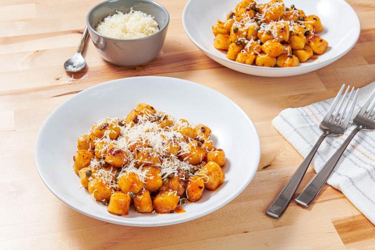 Gnocchi with chili crisp sauce is on the table in 20 minutes. Honest 1