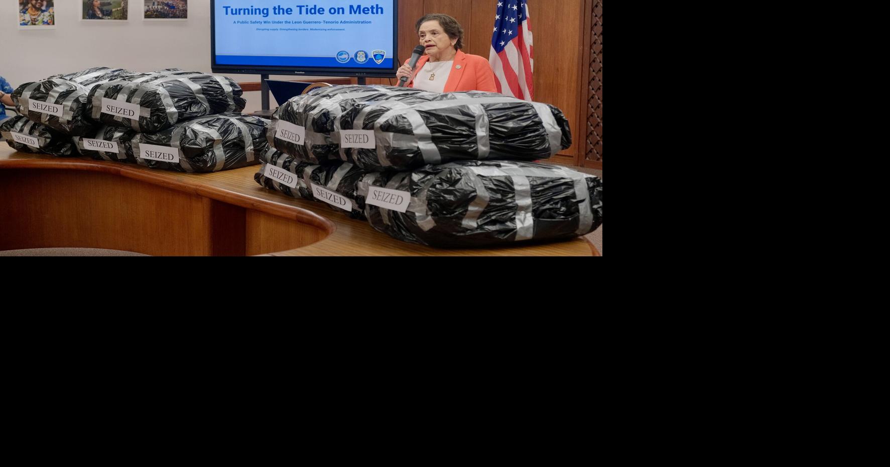 Authorities say 1,000 pounds of meth seized on Guam since 2019