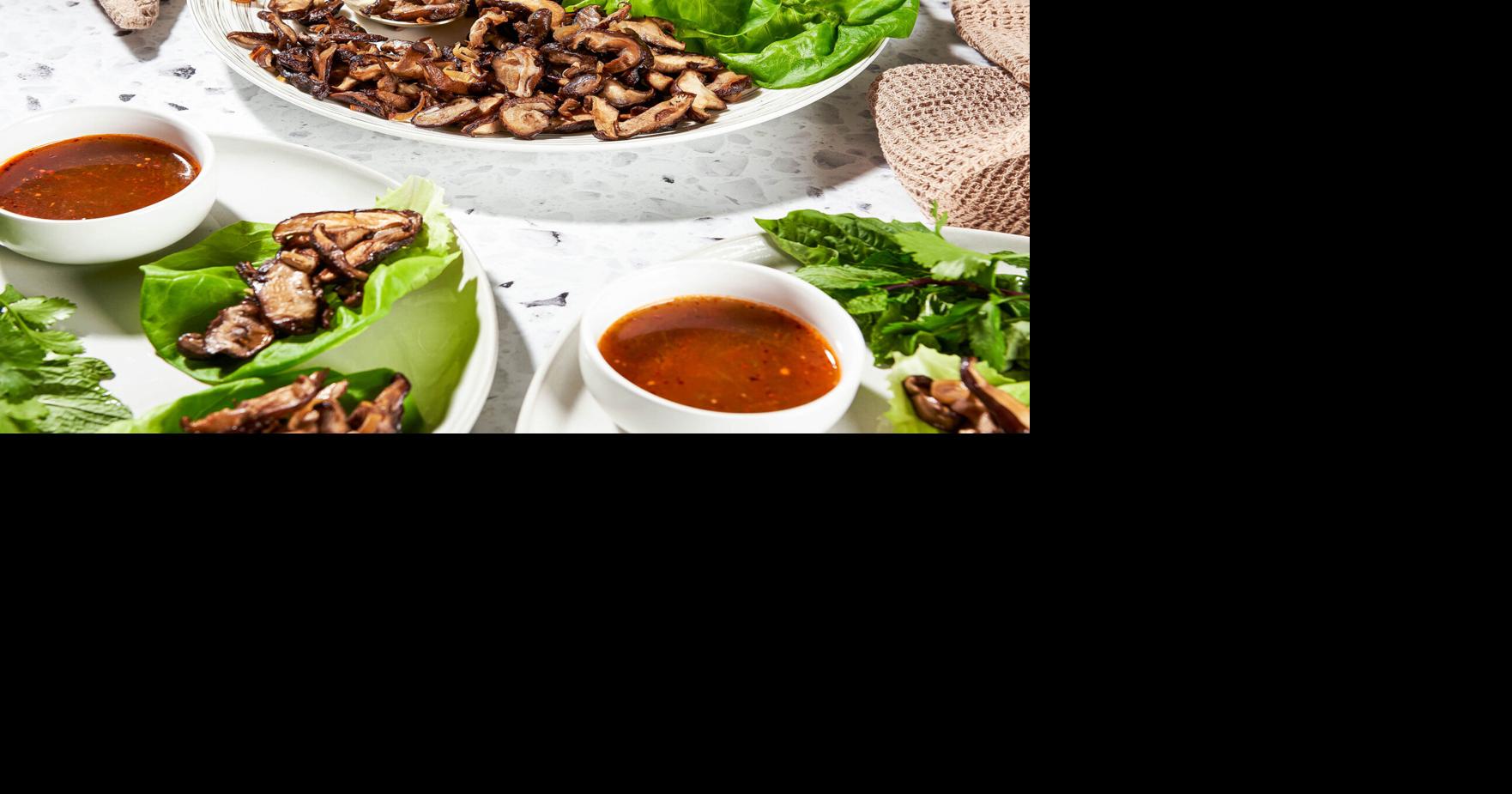 Mushroom larb with crisp shiitakes is salty, sweet, sour and spicy Food