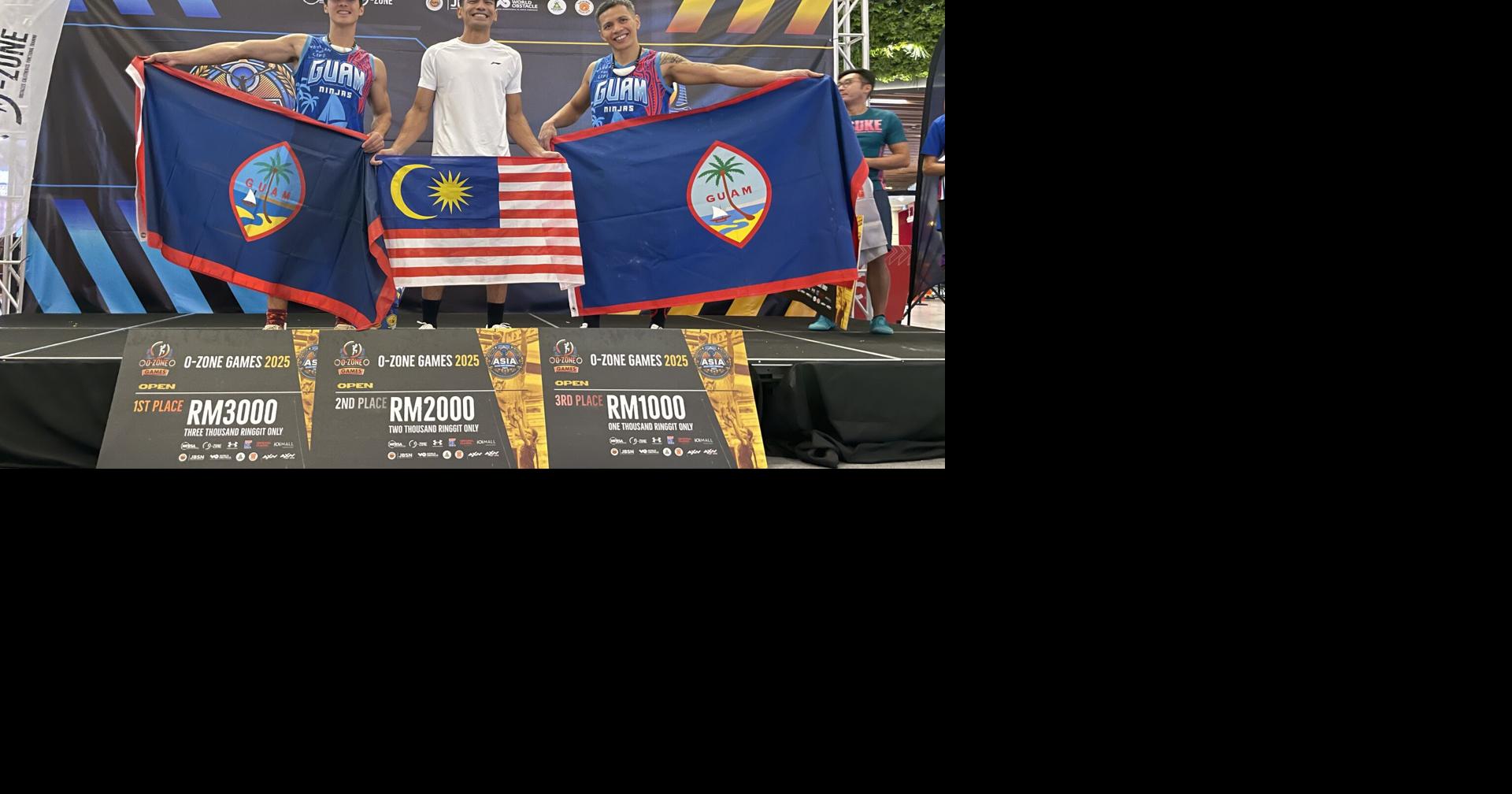 Ninja athletes Rai Flores, Deren Perez make the podium at O-Zone Games in Malaysia