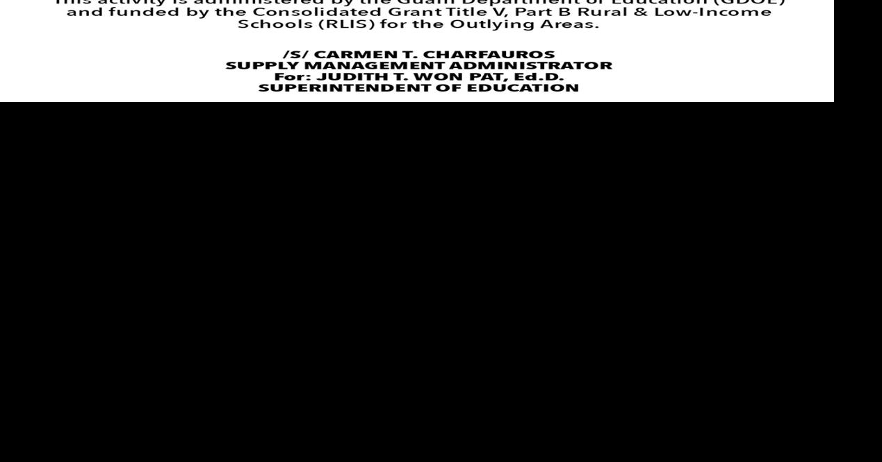 GDOE RFP - STEM Mentoring