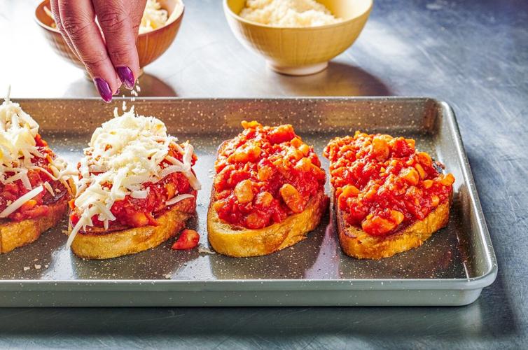 Pizza beans on toast is comfort food when you need it quick