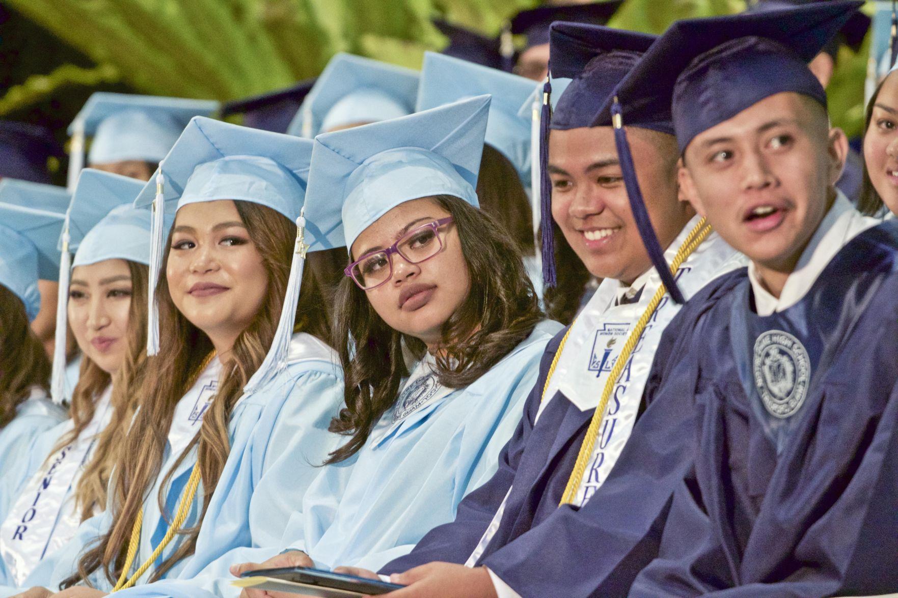 Notre Dame High School Graduates 55 Royals Guam News