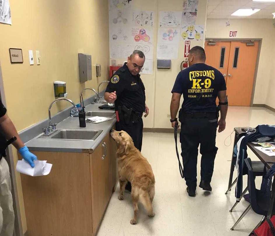 Tip leads to drug sweep at middle school Guam News