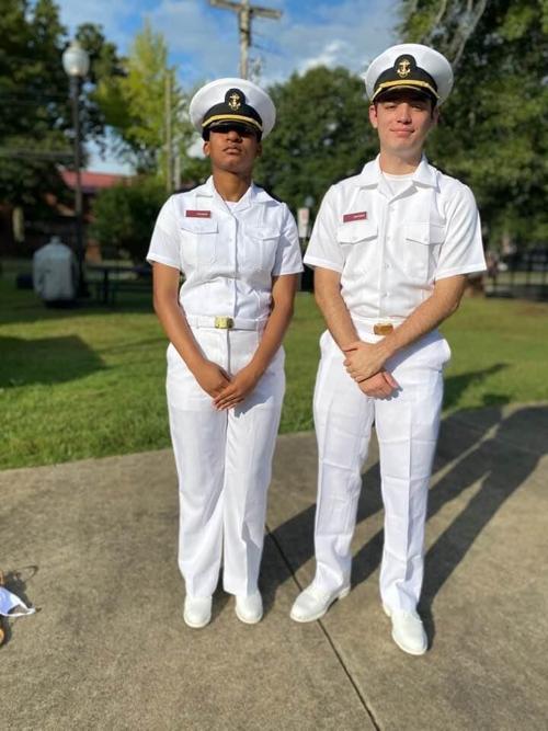 First-year Navy ROTC midshipmen attend 9/11 commemorative service