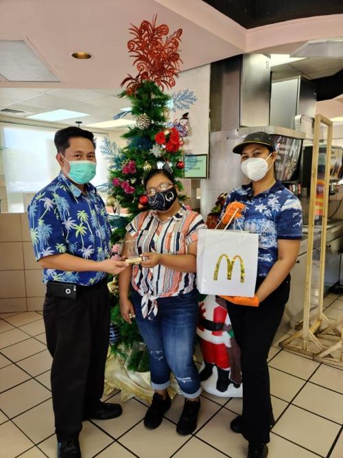 McDonald's Hagåtña celebrates top employees of 2020