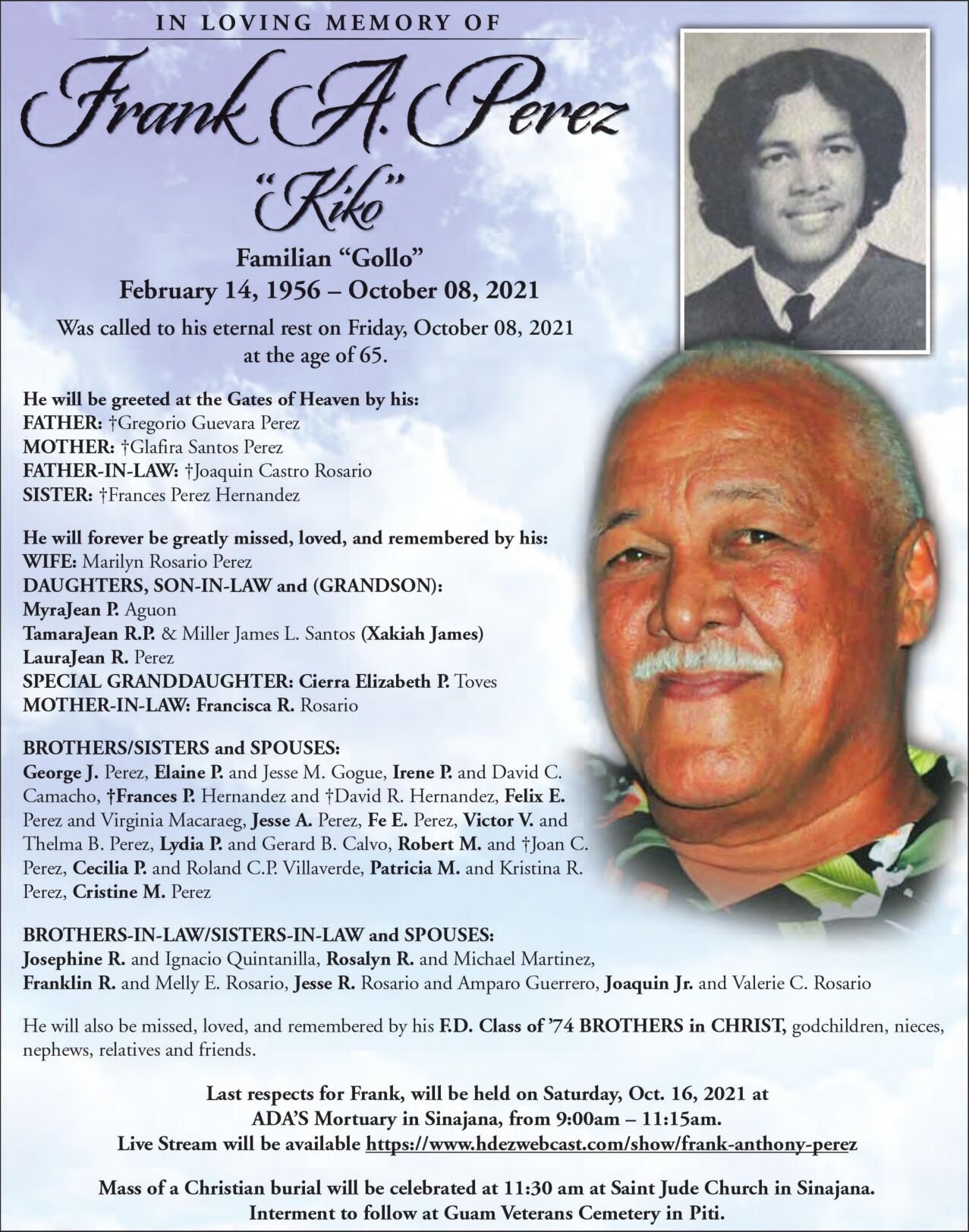 Page 74 Family Place Obituaries