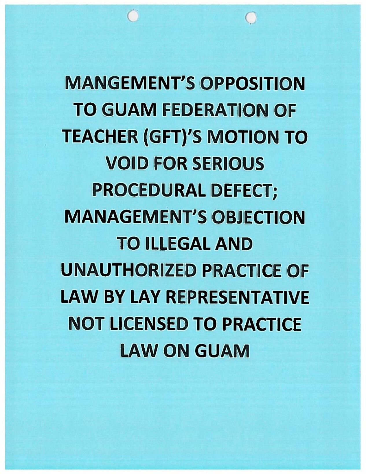 Trevor Wolford Management s Opposition Motion CSC 22 AA07T.pdf