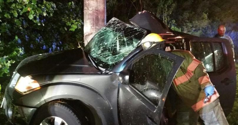 Man dies after vehicle crashes into utility pole | Local News ...