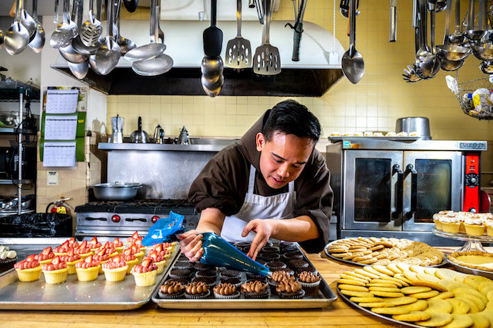 The friar who combined flour and faith to win the 'Great American Baking Show'