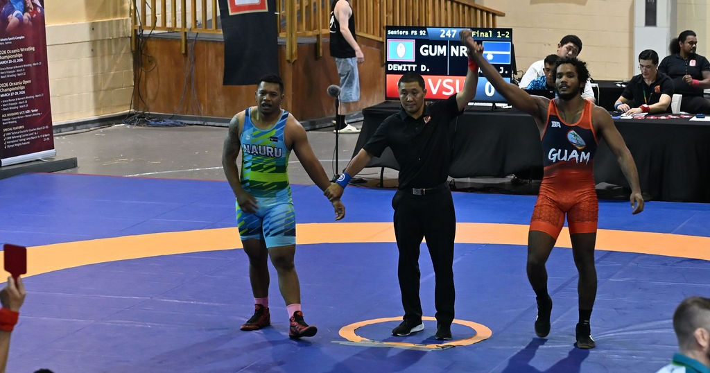 Guam wrestling delivers strong performance at Oceania Championships
