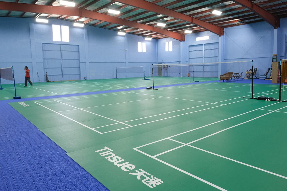 Badminton facility nears completion in Barrigada