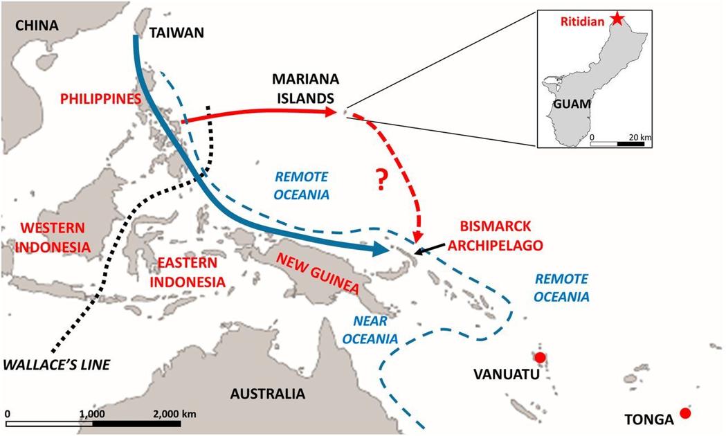 CHamoru ancestry linked to the Philippines, Taiwan