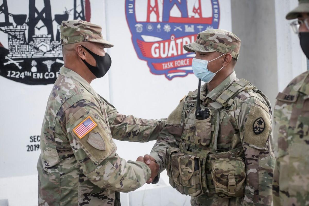 Guam National Guard command team visits Security Force 3 | Guam News