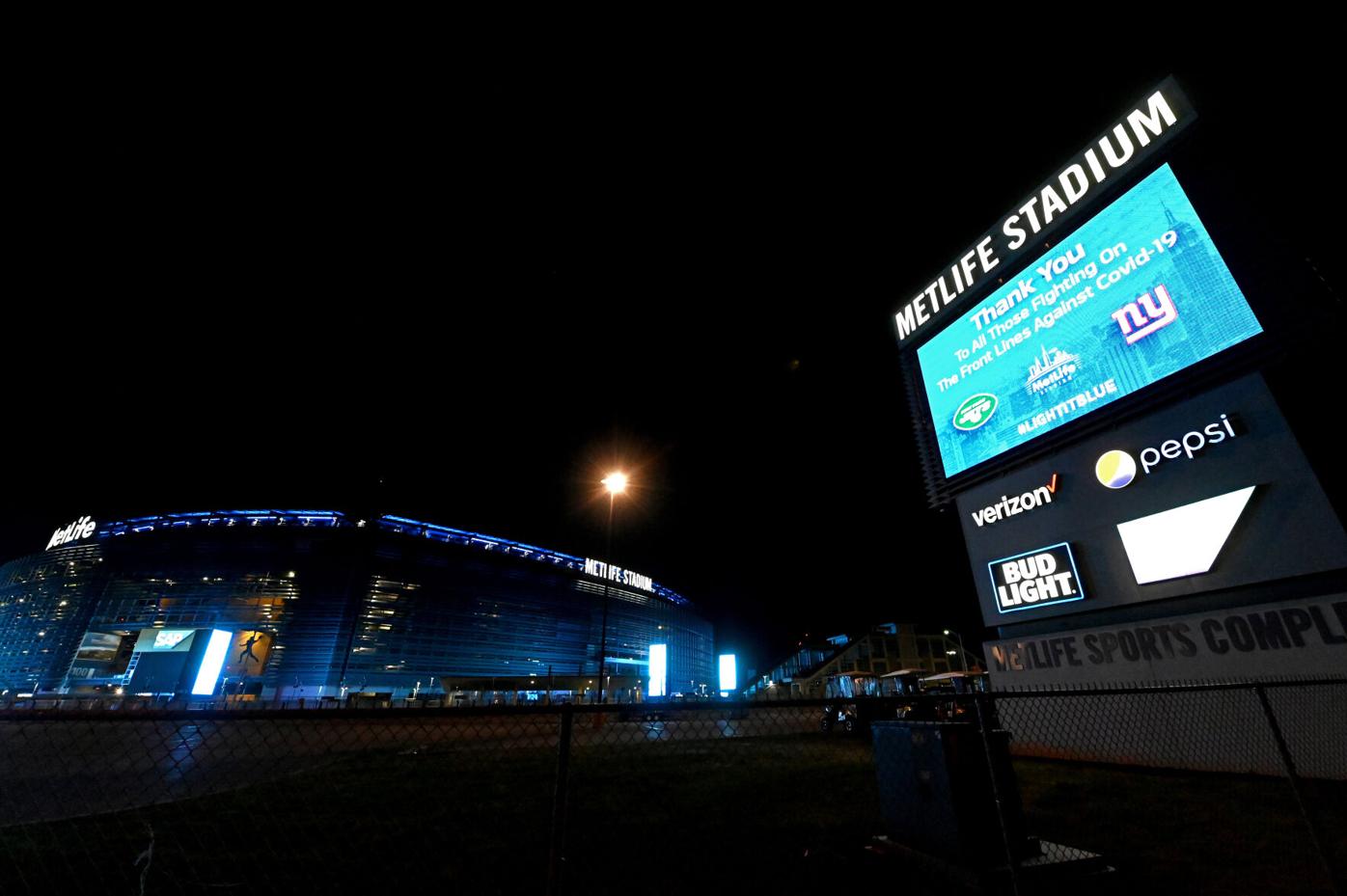 No fans permitted this season to Giants, Jets games at MetLife Stadium