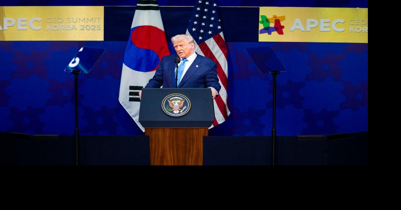 In South Korea, Trump secures a trade deal and a glittering crown