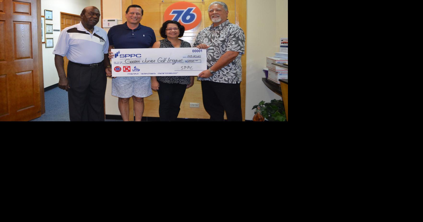 SPPC donates $1 000 to Guam Junior Golf League Guam Sports postguam com
