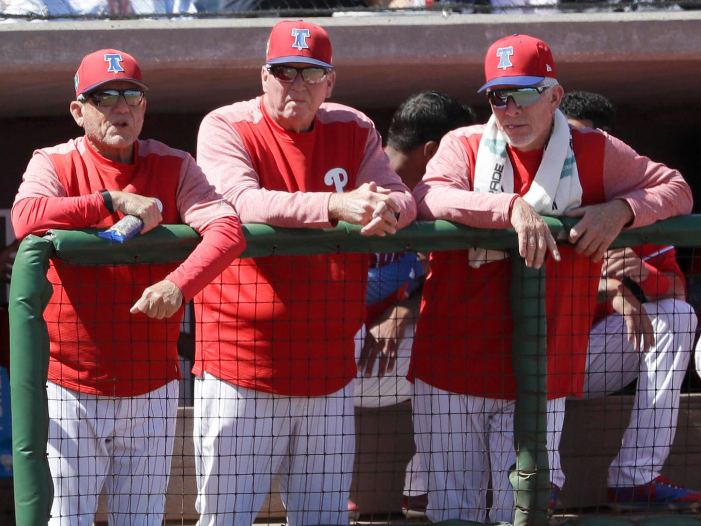Charlie Manuel and Larry Bowa reconnect