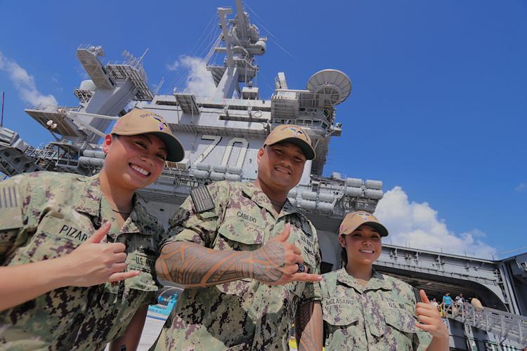 20 USS Carl Vinson sailors have Guam ties 1