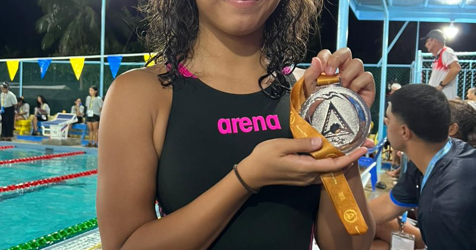 Swimmer Amaya Bollinger wins silver in 200M butterfly