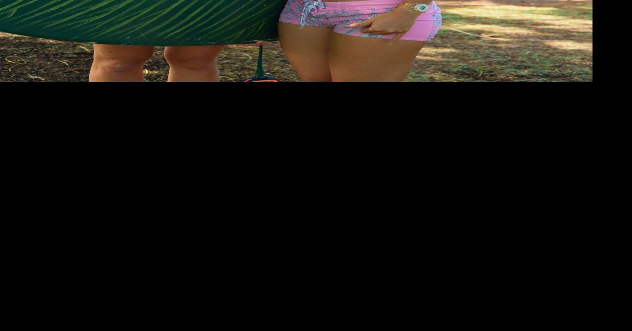 Guam's Sarah Wilkinson surfs with icon Carissa Moore