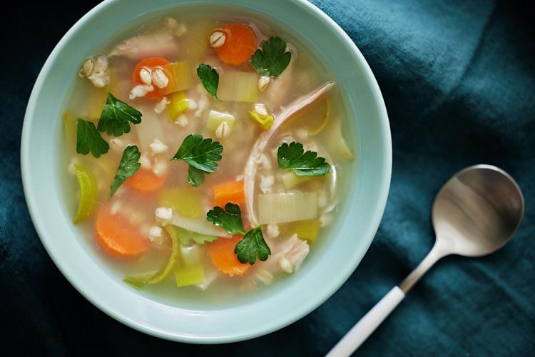 For chilly spring nights, a Scottish chicken soup with a cheeky name