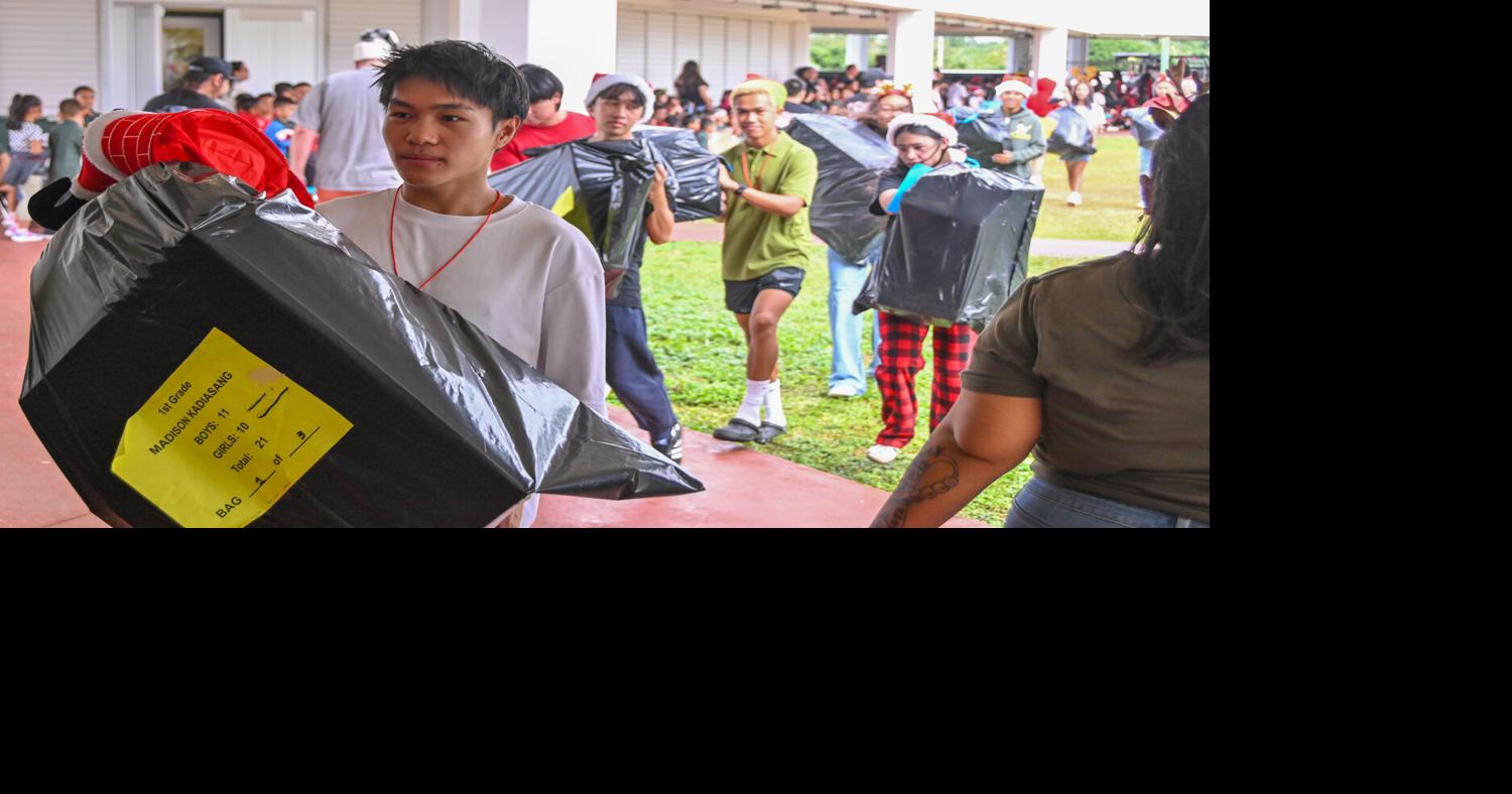 Simon Sanchez High School and local businesses team up for toy donation event