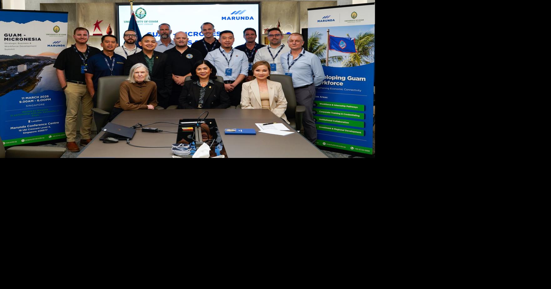 UOG leaders join Guam-Micronesia workforce summit in Singapore