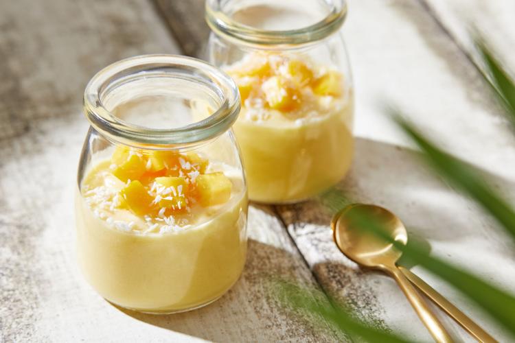 Mango dessert cups are a sweet treat, with little to no added sugar