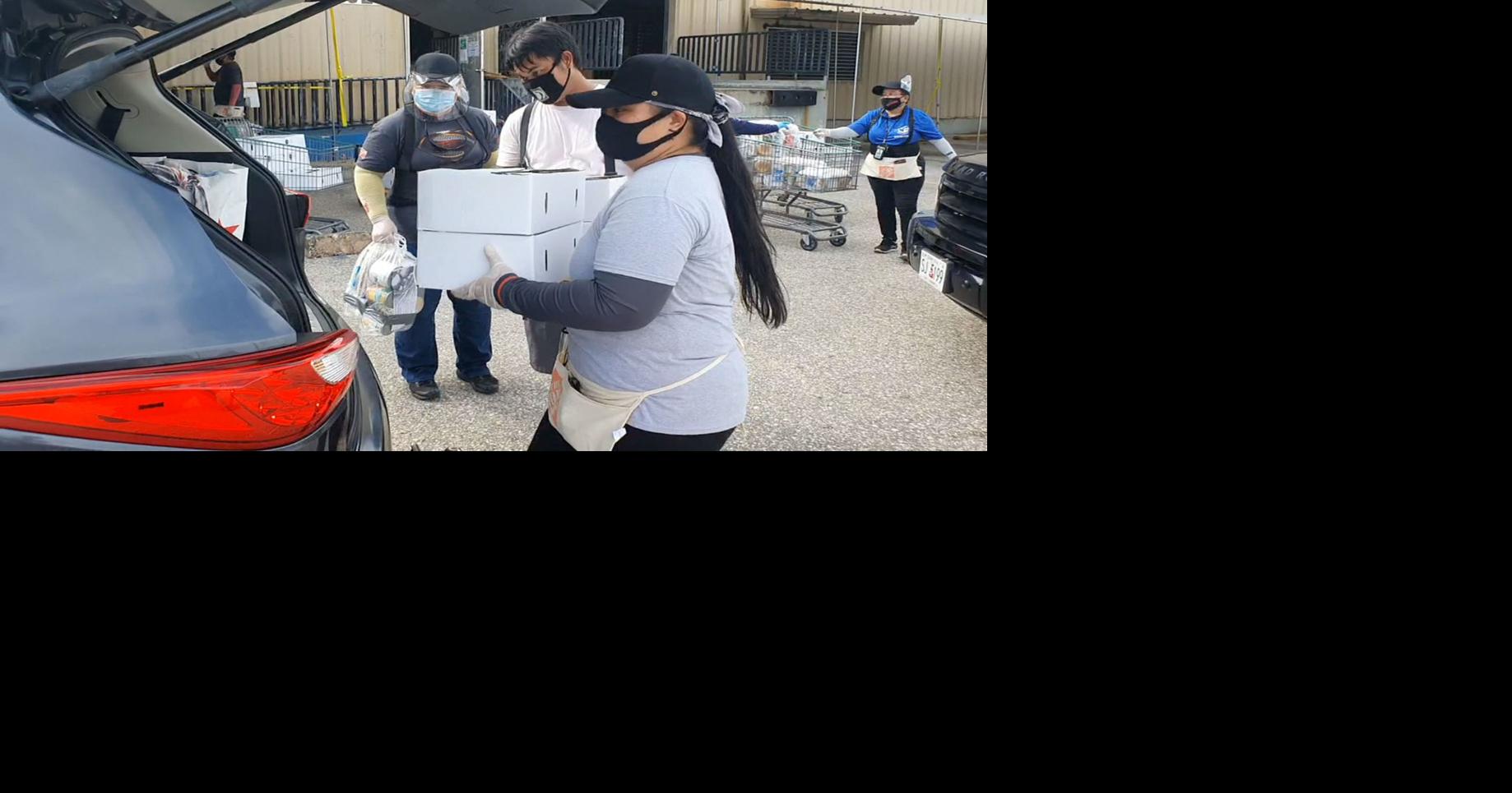 1,400 turn out for food distribution line Guam News