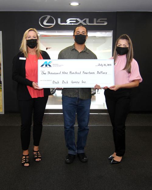 AK donates to Duk Duk Goose