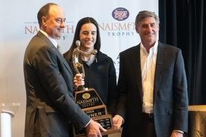 Caitlin Clark wins second consecutive Naismith Award