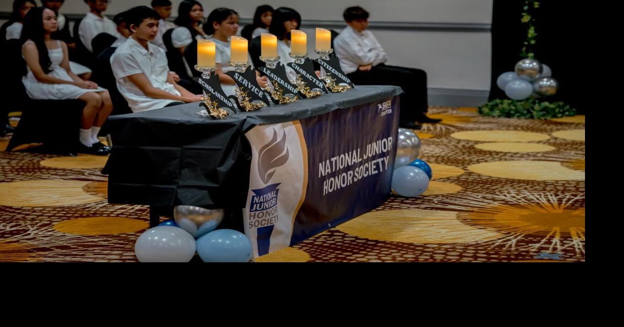 SiFA inducts 25 students into National Junior Honor Society