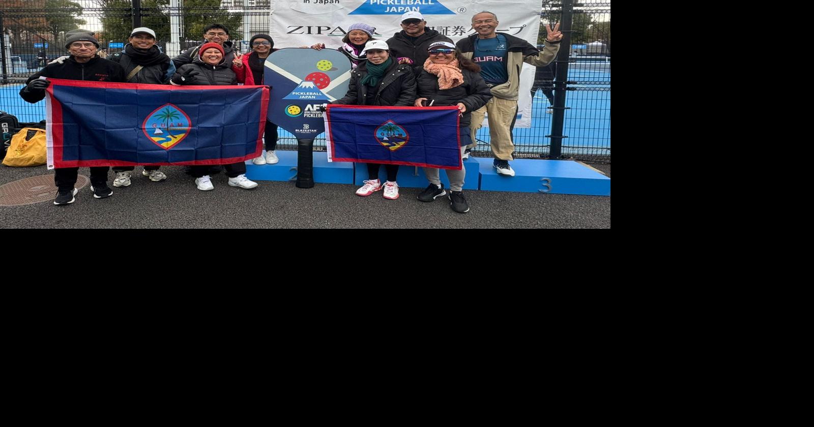 No gold, only cold for Guam at pickleball tournament in Japan