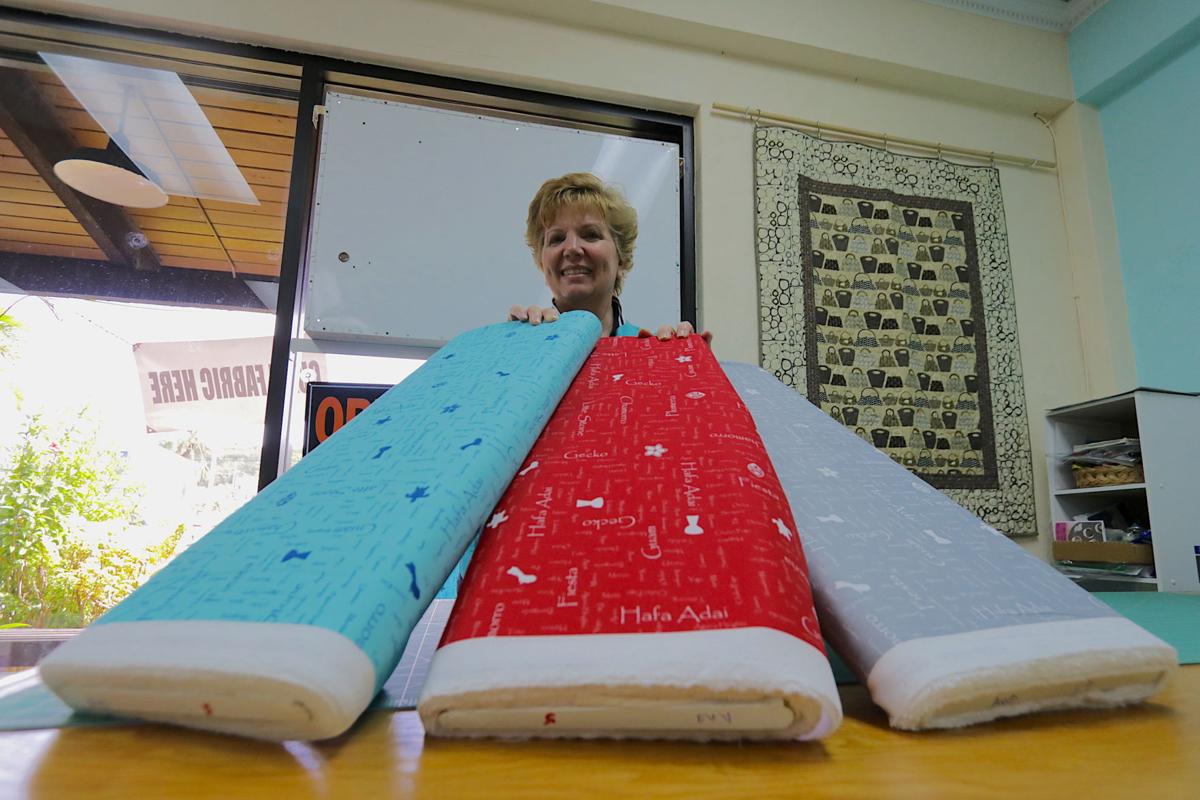 Store creates Guamthemed fabric Guam Business