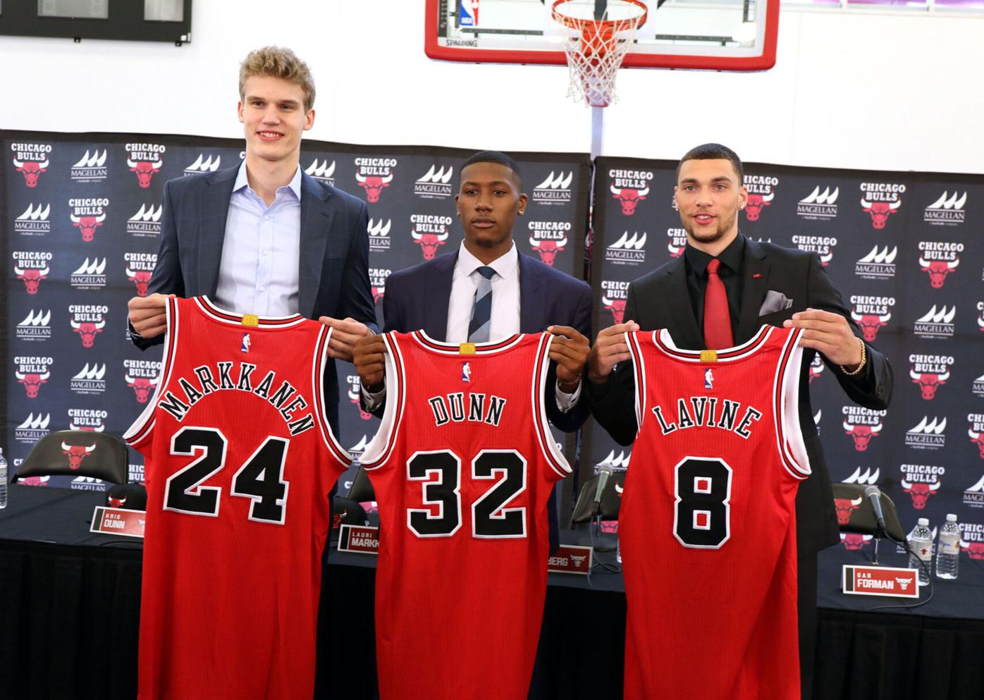 Chicago Bulls trade Jimmy Butler to Timberwolves for Zach LaVine, Kris  Dunn, No. 7