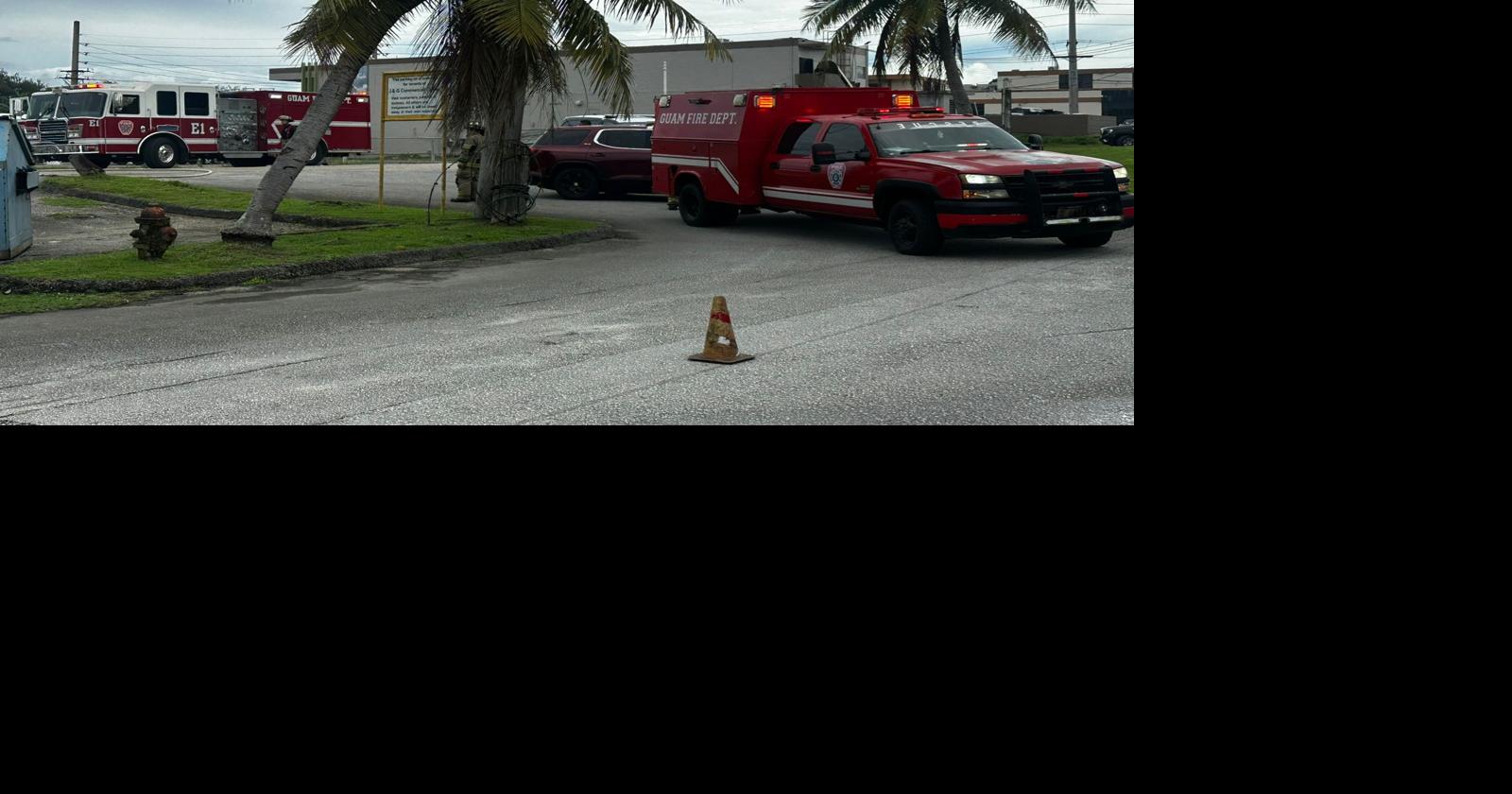 GFD responds to Hagåtña car fire