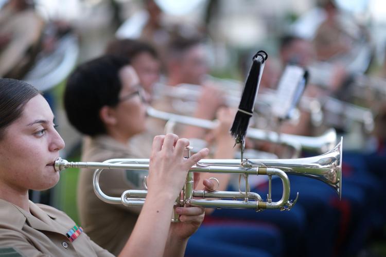 Marine band wows the crowd in the island #39 s capital Guam News