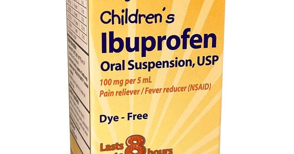 FDA recalls 9,000 bottles of Children's Ibuprofen nationwide