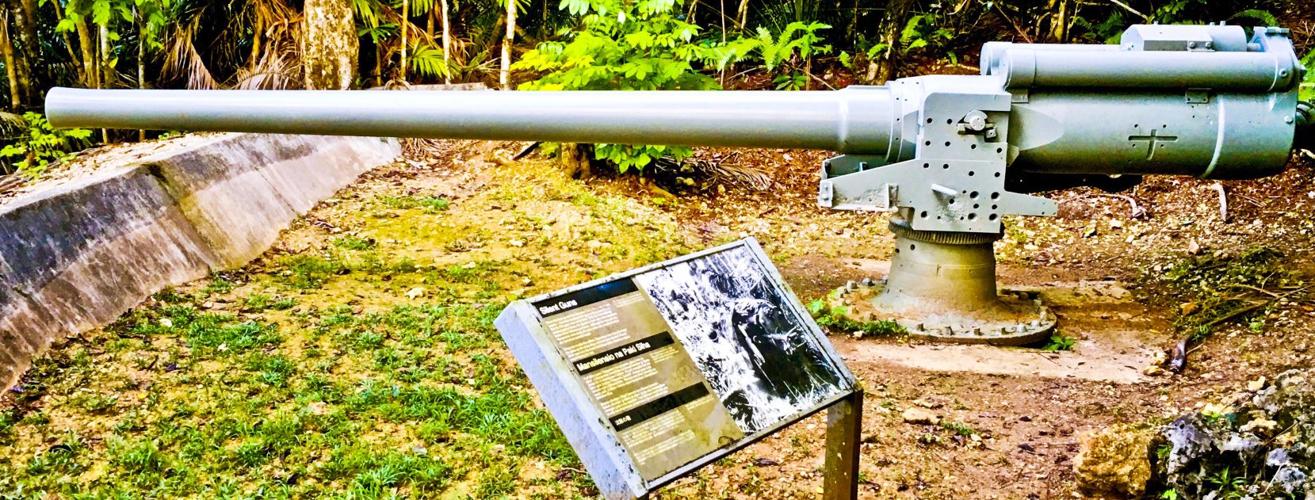A double dose of Guam history firsthand at Piti Guns and Asan Beach