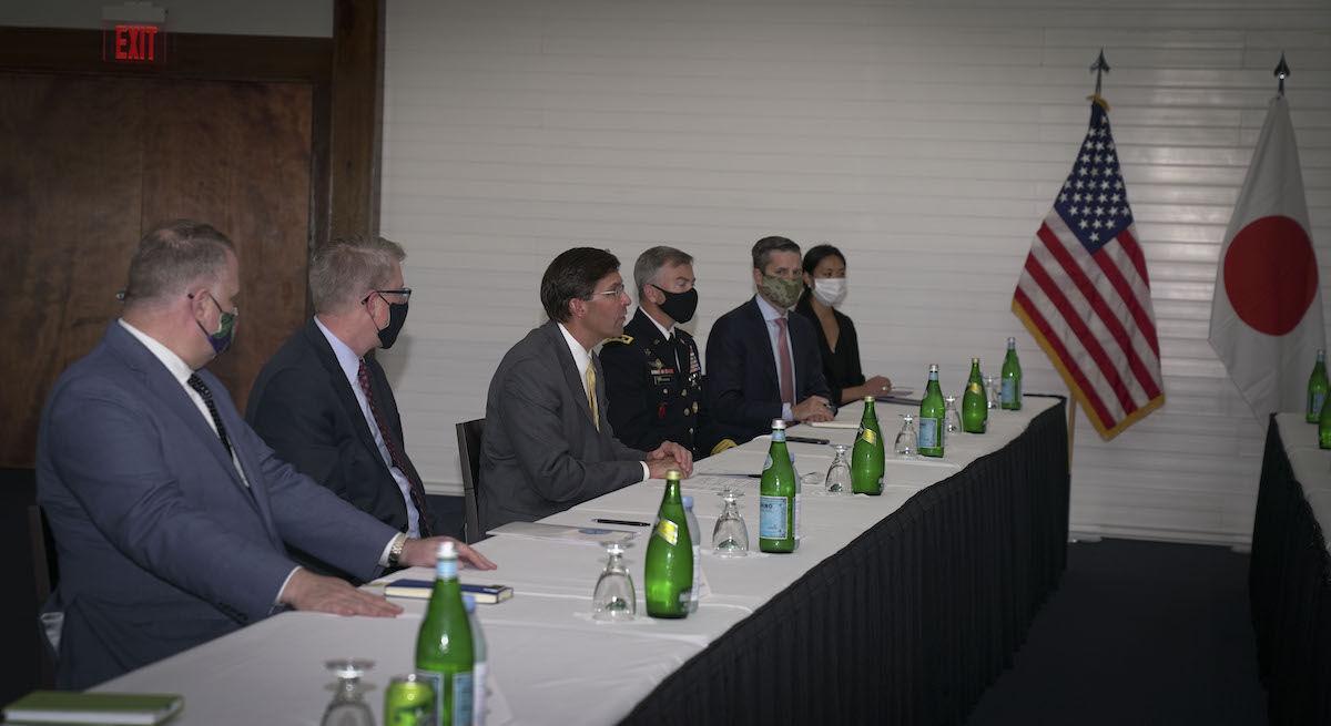 Esper Kono Reiterate Partnership Discuss Preserving Status Quo In Guam Meeting Guam News Postguam Com